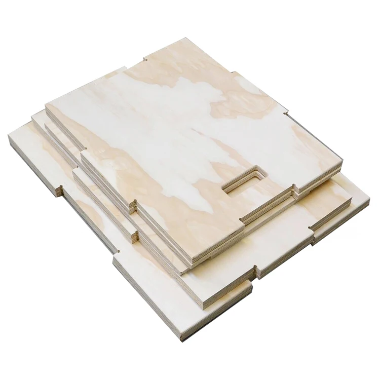 Fitness Wood Plyometric Jump Box 3 in 1 Wood Plyo Box For Exercise Training