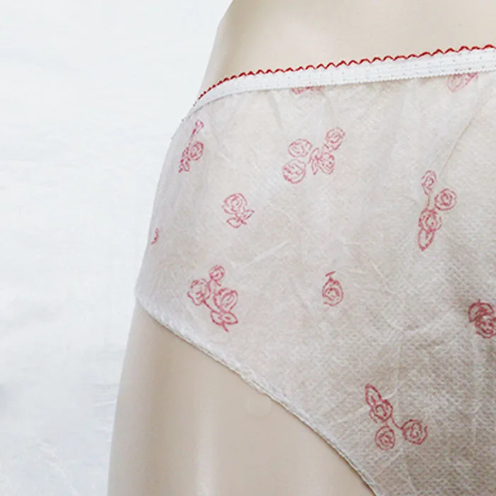 Hotel Hospital Massage For Travel Spa Disposable Woman Panties Nonwoven Underwear For Women