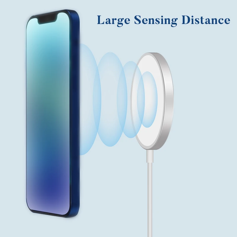 Universal Adapter support 15w usb-c port wireless qi magnetic android phone charger