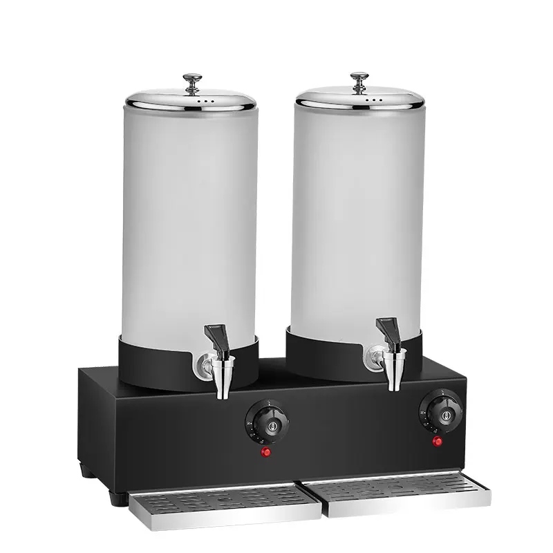 7-Liter Glass Bucket Electric Heating Juice Coffee Milk Beverage Dispenser for Buffet Use for Dispensing Drinks