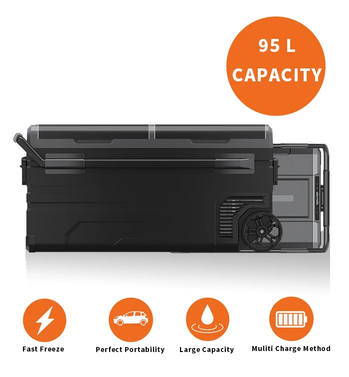 Top 3 Chinese Manufacturer Alpicool TWW95 Dual Temperature Control Compressor Car Fridges Refrigerator Portable Freezer