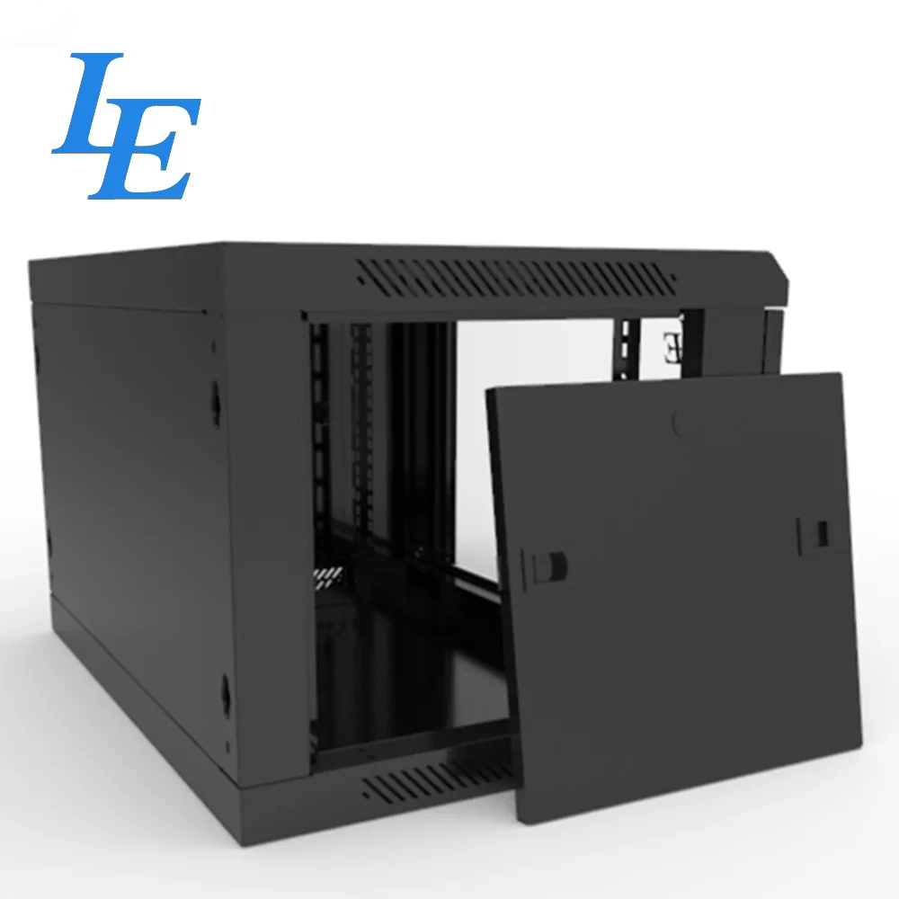 LE 4U 6U 12U 18U Server Rack IP20 Wall Mounted Data Equipment Cabinet Rack Enclosure
