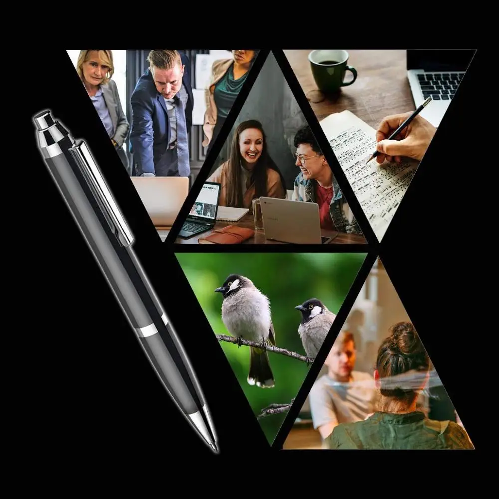 8GB Digital Voice Recorder Voice Activated Recorder with Playback, Small Tape Recorder for Lectures, Meetings, Interviews