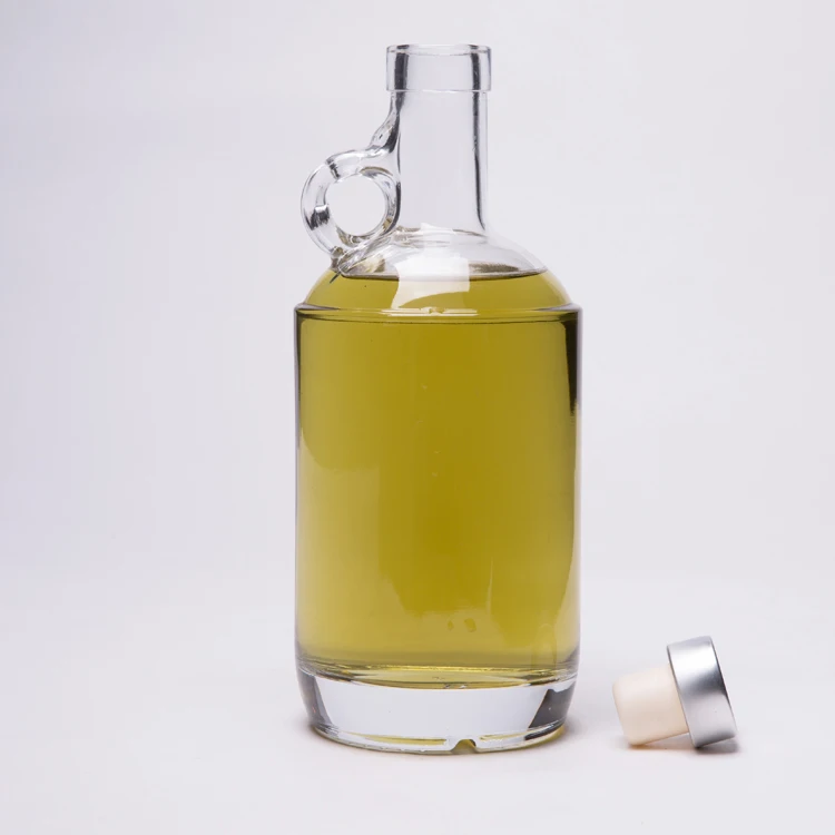 750 ml Clear Glass Moonshine Liquor Jugs with cork