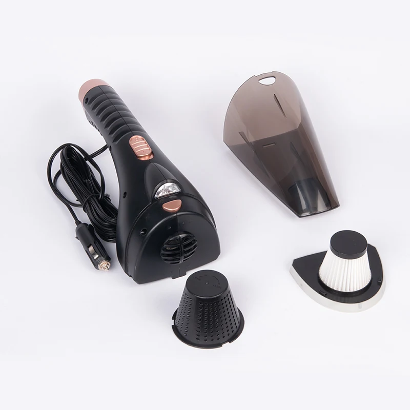 2002 Standard Black 5M 0.75 square meters 106W 8A 12V 4300pa with LED Wired Household Dual-use Cleaning Tool Car Cleaner Vacuum
