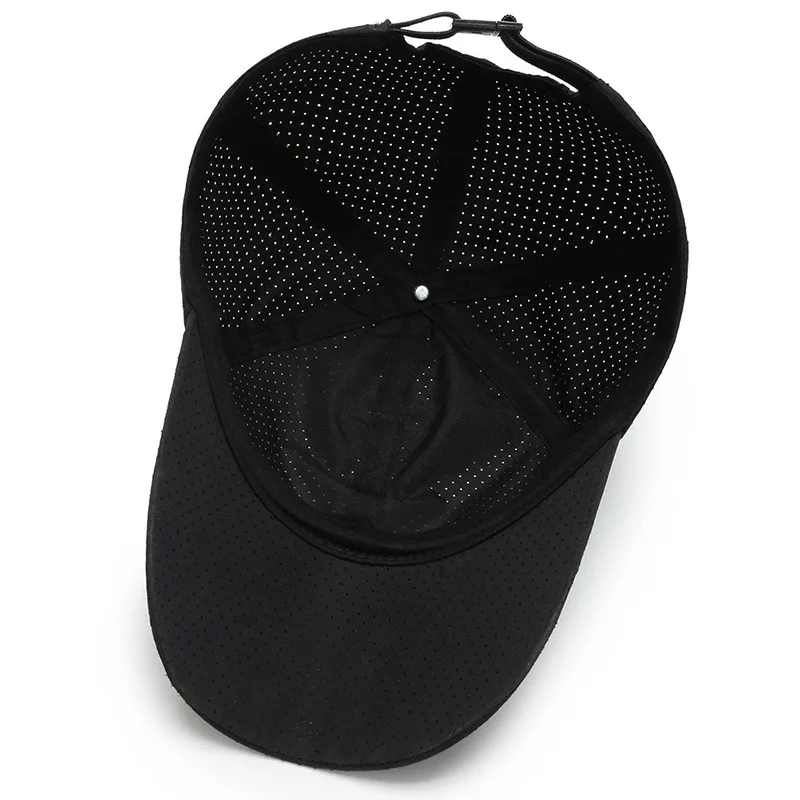 Summer breathable mesh baseball cap quick drying hats for men blue gray hat sports cap blank cap sport