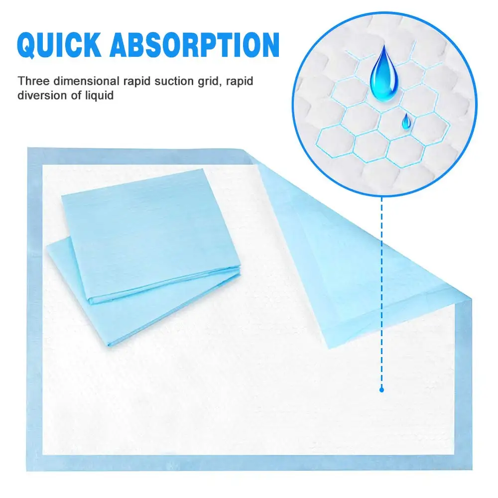 Disposable Underpad 60*45cm Incontinent Pads Absorbent Underpads Bed Urine Pad for Adults