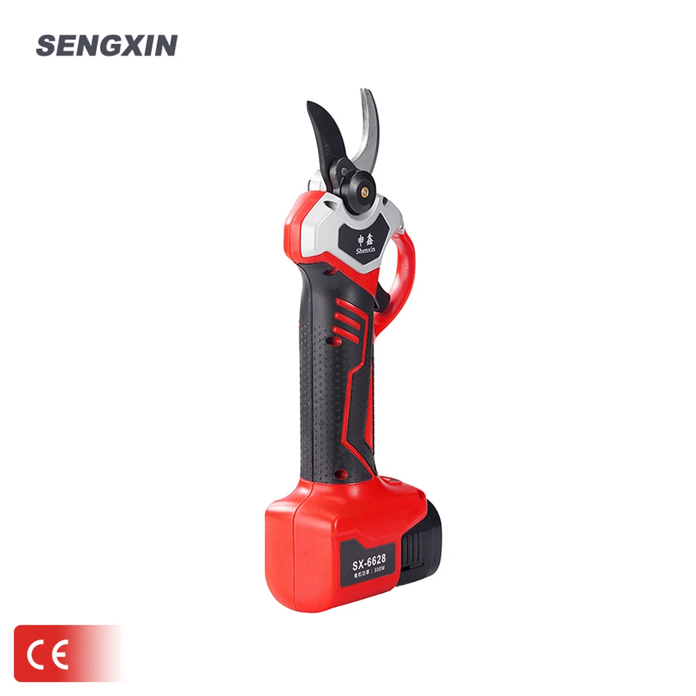 SENGXlN Professional 16.8v Battery Powered Garden Tree Pruner Electric Lithium Battery Cordless Branch Cutter Pruning Shear