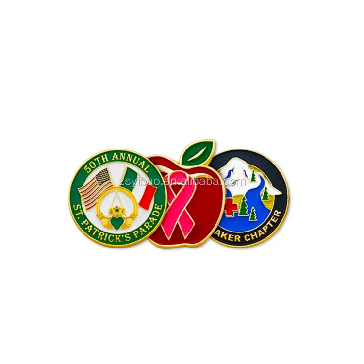 YIBAO Magnetic Saudi Arabia National Day Lapel Pins 1 Piece Iron Souvenir High Quality Personalized Zinc Alloy Custom Metal Gift