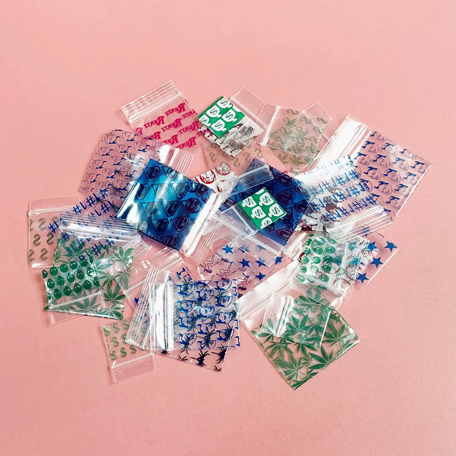 Wholesale Clear Plastic Bag Grip Self Seal Packing  Resealable Mini Ziplock zipper Bags