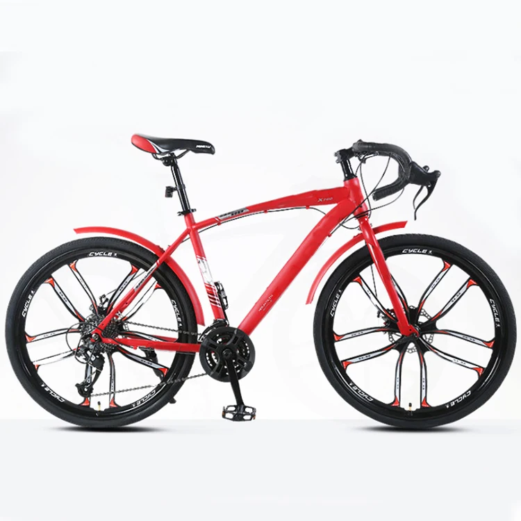 Wholesale high quality road bikes 700c alloy frame racing bicycle/cheap gravel cycle double disc brake roadbike for man