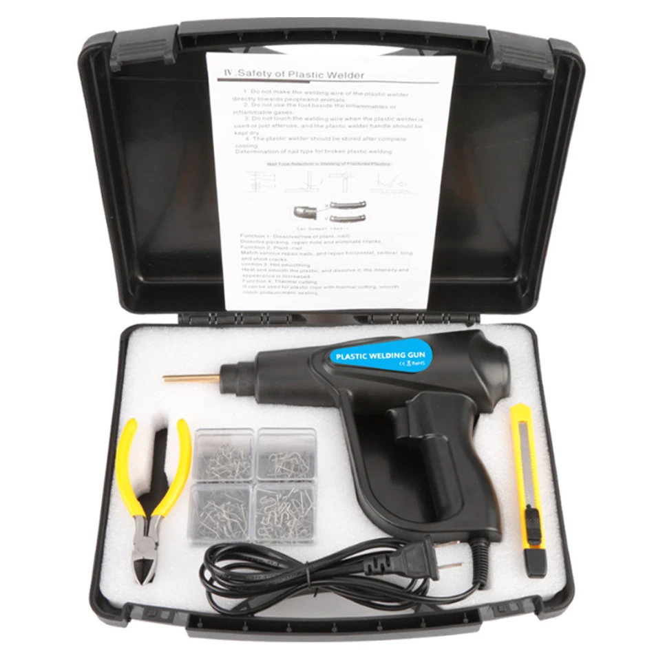 70w Plastic Welding machine  Hot Staplers gun PVC Plastic Repairing Machine Car Bumper Repair
