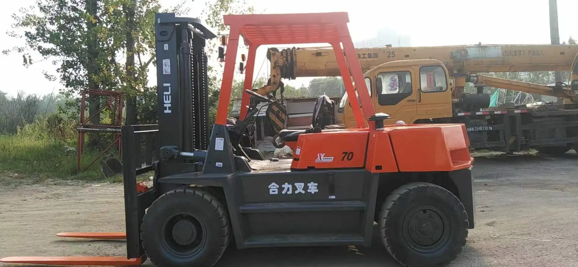 Forklift 5 Ton 6 Ton 6.5ton Diesel Forklifts CPCD50 CPCD60 Stock Forklifts With Side Shift