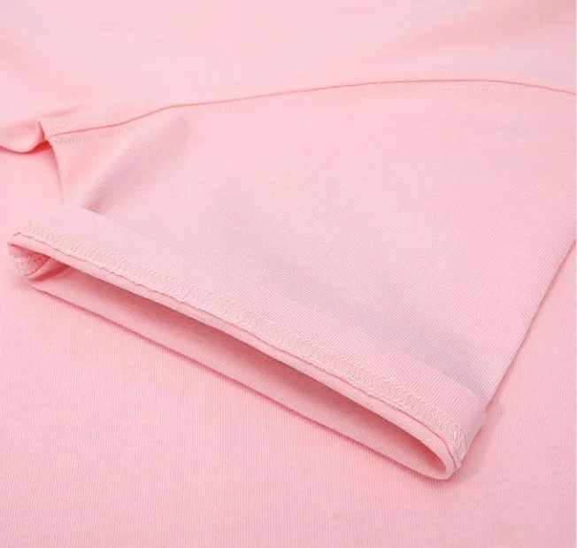 Custom China 100% Cotton Plain Pink T Shirts for Mens Womens