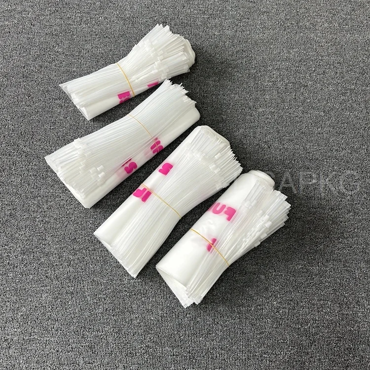 Custom printed logo malaysia frosted zipper thick plastic packaging bags for clothing