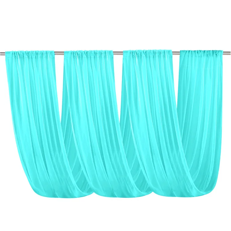 Silver Ceiling Drapes Wedding Decoration Fabric Drape White Chiffon Ceiling Draping