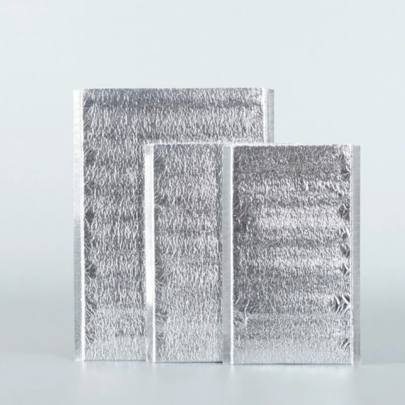 Disposable Food Storage Cooler Bags Thermal Insulation Aluminum Foil Foam Bag For Thermal Box Liners
