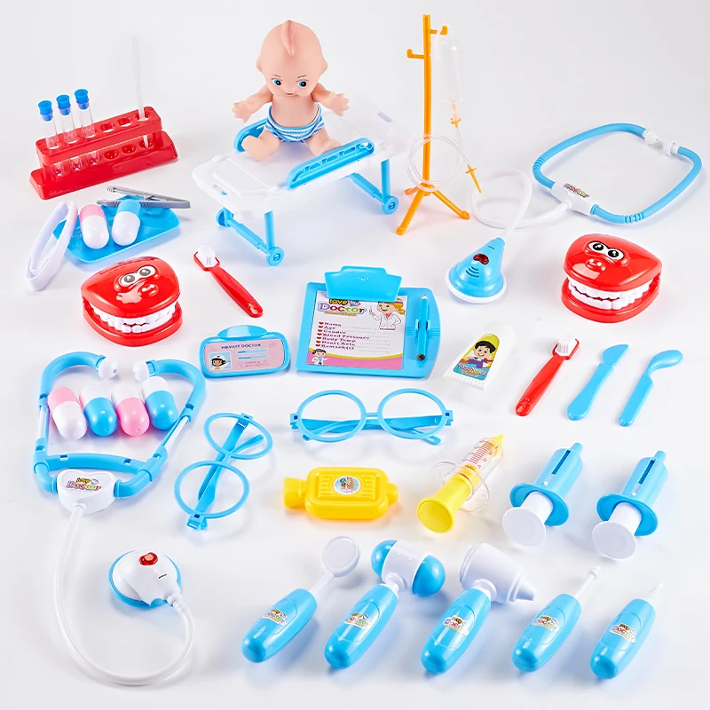 XST Good Selling Kid Doll Kit DIY Medicine Pretend Play Set Plastic Doctor Toys