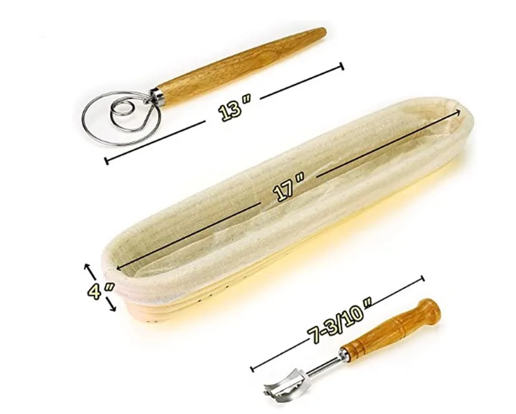 13 inch Professional Grade stainless steel 304 danish Dough Whisk