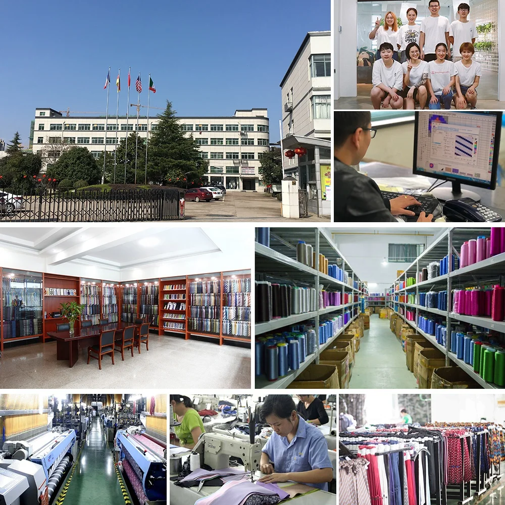 Dark Blue Geometric Design Stainless Steel Round Shape Cufflink High Quality Hand Made Silk Fabric Cufflinks Custom