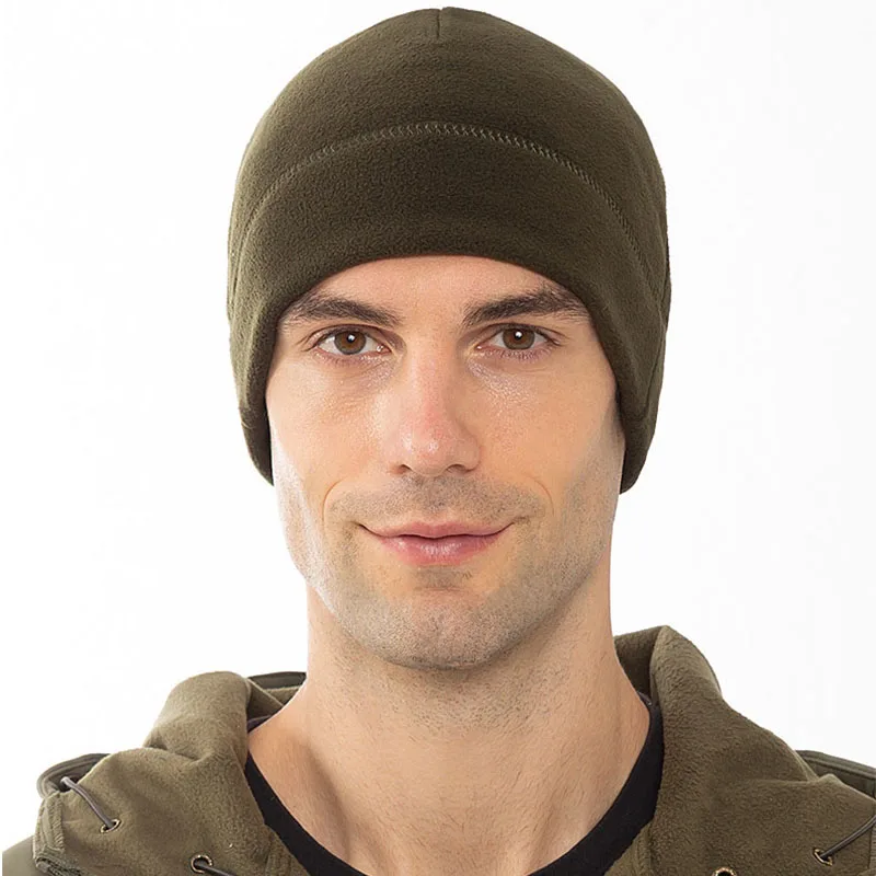 Mens Womens Beanie Fleece Knit Winter Hat Soft Warm Skull Beanie Watch Cap