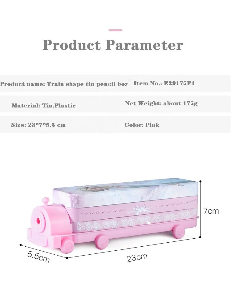 Wholesale Factory Price School Kids Tin Pencil Box/Tin Pencil Case  With Sharpener