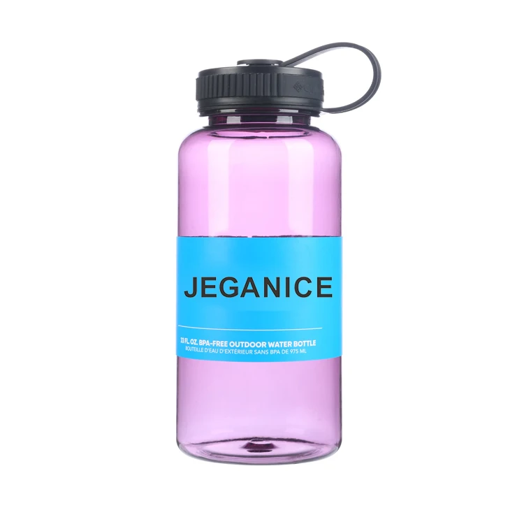 Eco-Friendly high quality 1000ml  BPA free tritan water drinking Wide Mouth water  bottle