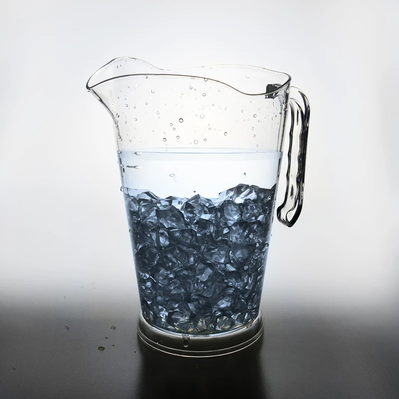 Wholesale Glass Clear Acrylic Plastic Water Pitcher With Lid Fruit Infuser Filter Flavor Pitcher Beer Tea Milk Pitcher