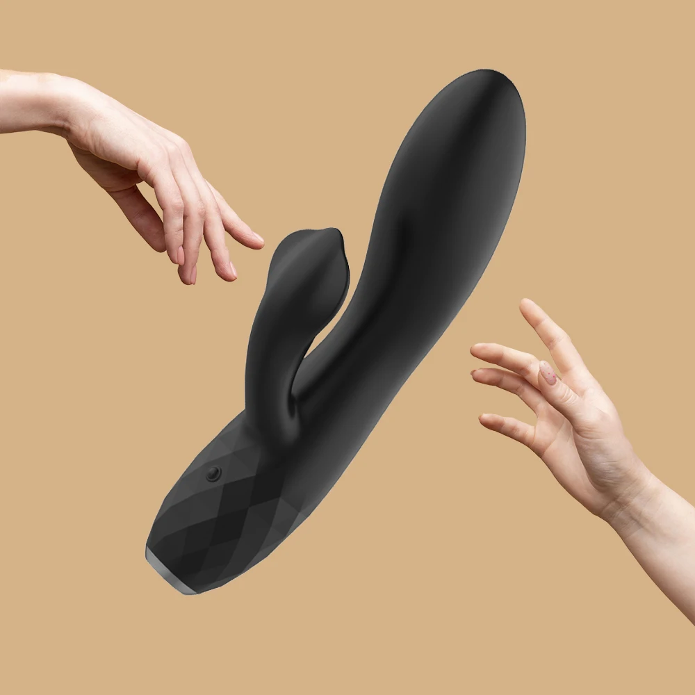 Odeco G Spot Vibrator OEM ODM Rabbit Clitoris Stimulating sex toys Dual Head Rabbit Vibrator For Women