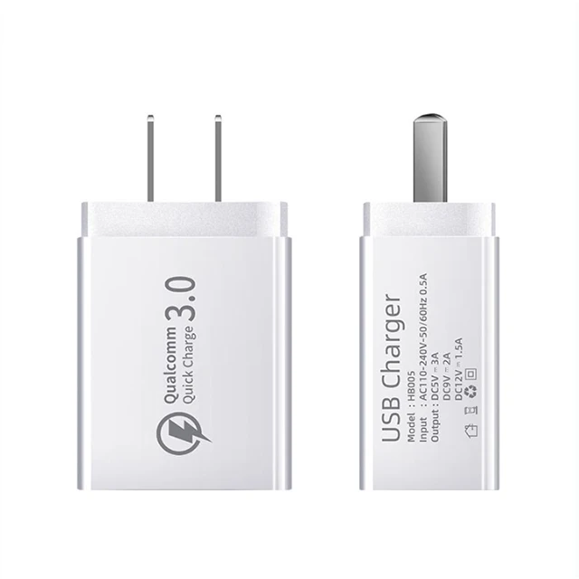 Оптовая продажа, настенный адаптер для зарядки QC3.0, портативное зарядное устройство для мобильного телефона, быстрое зарядное устройство PD 20 Вт для телефона