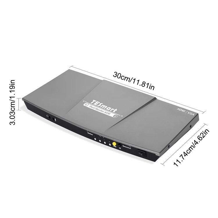 Hot Selling 4x2 Dual Monitor KVM seamless Switching 4k