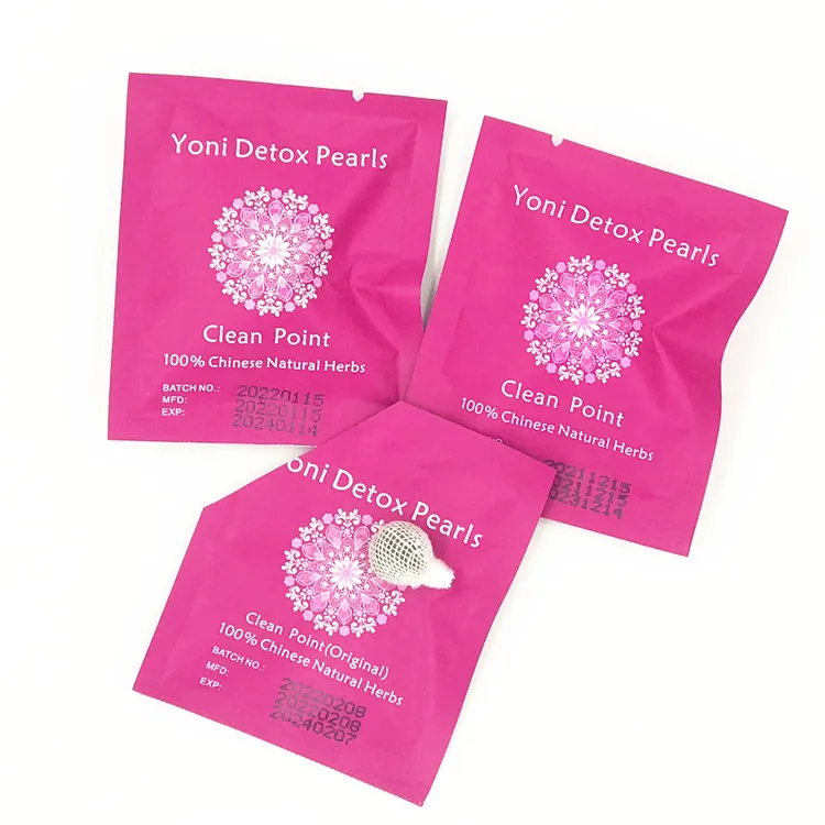 Chinese herbs organic Vaginal Detox Pearls Wellness yoni pearls private label yoni tampon
