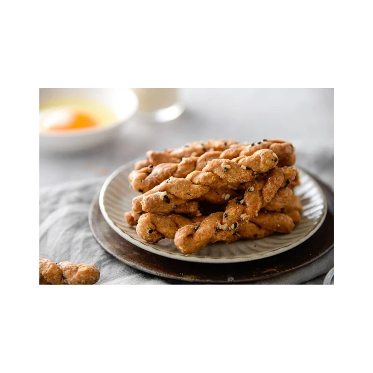 Professional supplier price supplier Dry food cereals twisted rolls flour  palm oil Sesame
