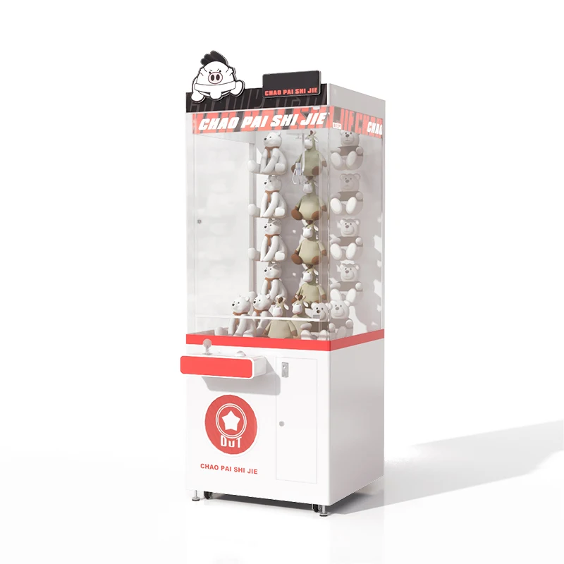 Coin Operated Redemption Game Machine Arcade Crane Claw Machine New Stuffed Plush Animals Claw Crane Redemption Game Machine
