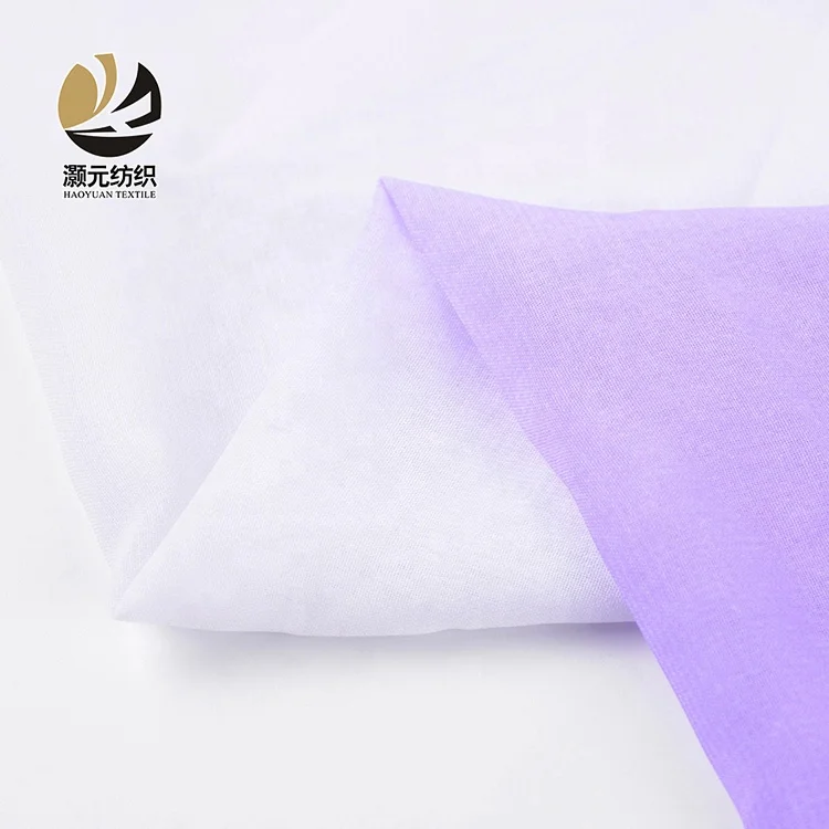Orders directly different types of purple gradient color rolls prints chiffon fabric for dress