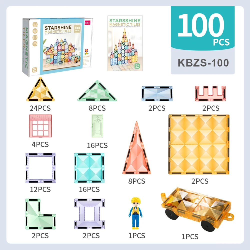 70/100 шт. магнитные строительные блоки
