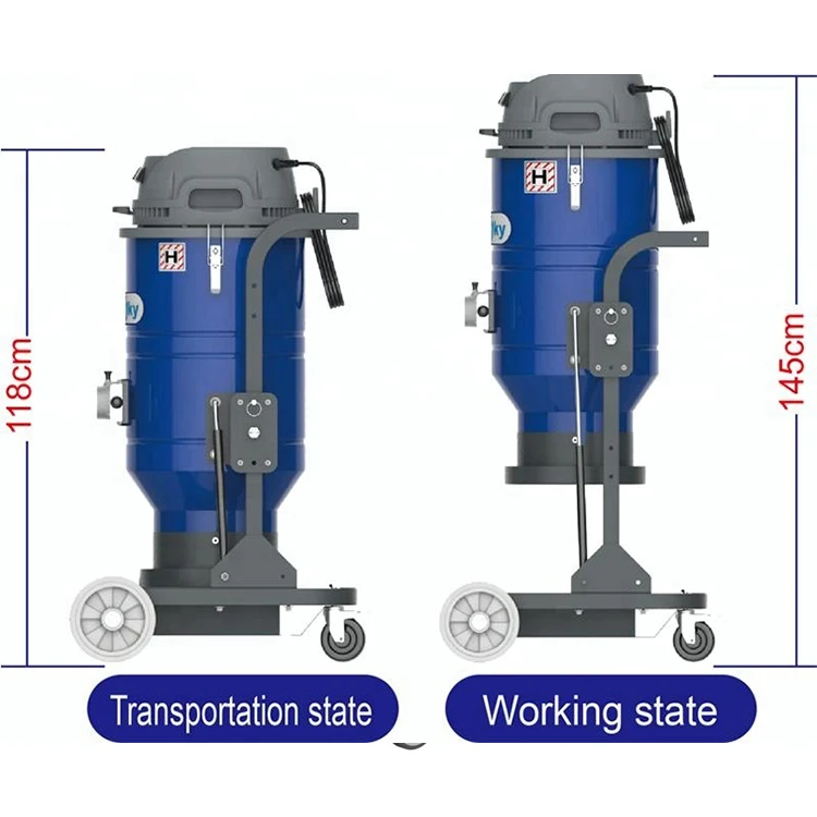 Piezas Aspiradora Industrial Aspiratore Strength Central Vacuum Cleaner With Hepa Filter Wet And Dry 60l Cement Plant Concrete