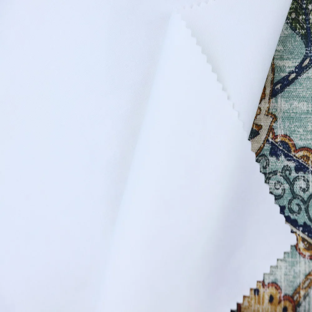 Greige 226gsm 70% Cotton 26% Nylon 4% Spandex Blend Satin Fabric