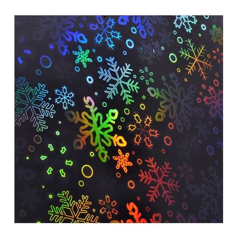 A4 Transparent PET Holographic Overlay Soft Opp Laser Thermal Photo Laminating Film Free Cold Lamination Film Samples