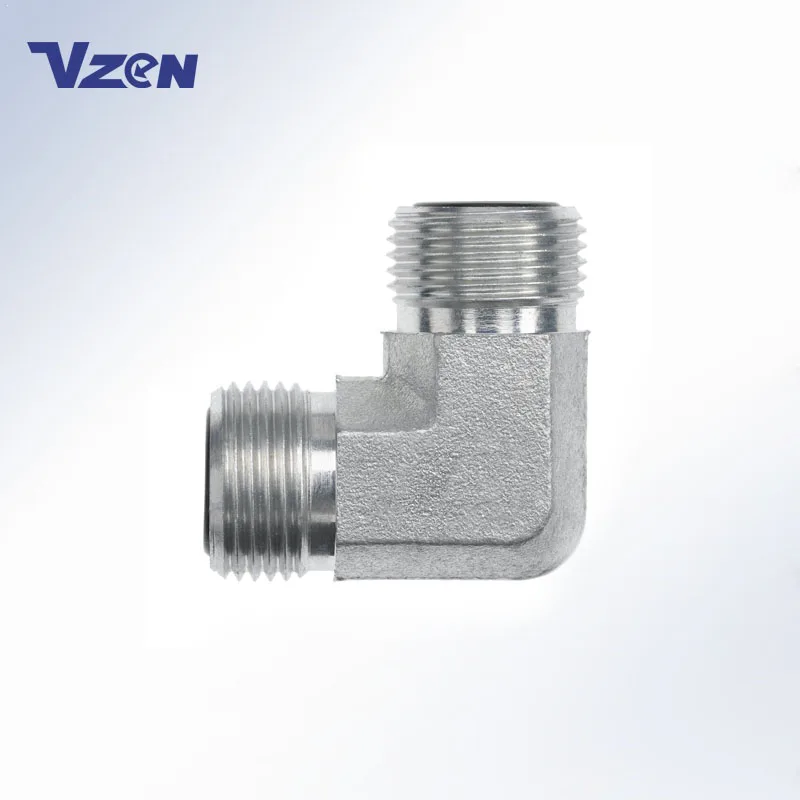 FS2500 Stainless Steel SAE standard 3/8 Steel Carbon Elbow O Ring Face Seal Threaded Hydraulic Fittings ORFS Fitting