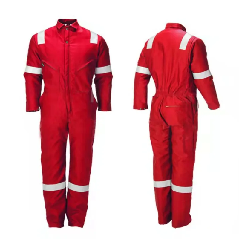 Best Price Reflective Flame Retardant Anti Static  Workwear Work Clothes Oil And Gas Industry Uniform