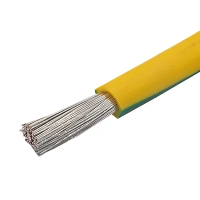 Earth Yellow Green Wire Copper Ground Earth Cable 35mm2 35mm 50mm Electrical Wire Copper Core PVC Insulation