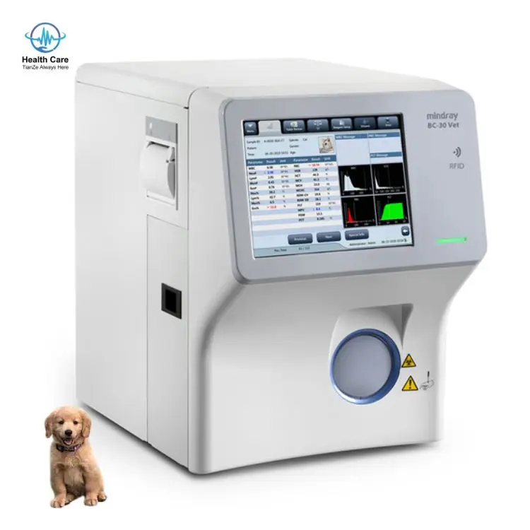 Mindray BC-30 Vet Auto Veterinary Hematology Analyzer Animal Blood Cell Analyzer BC-30 Vet Automatic Compact 4-Part