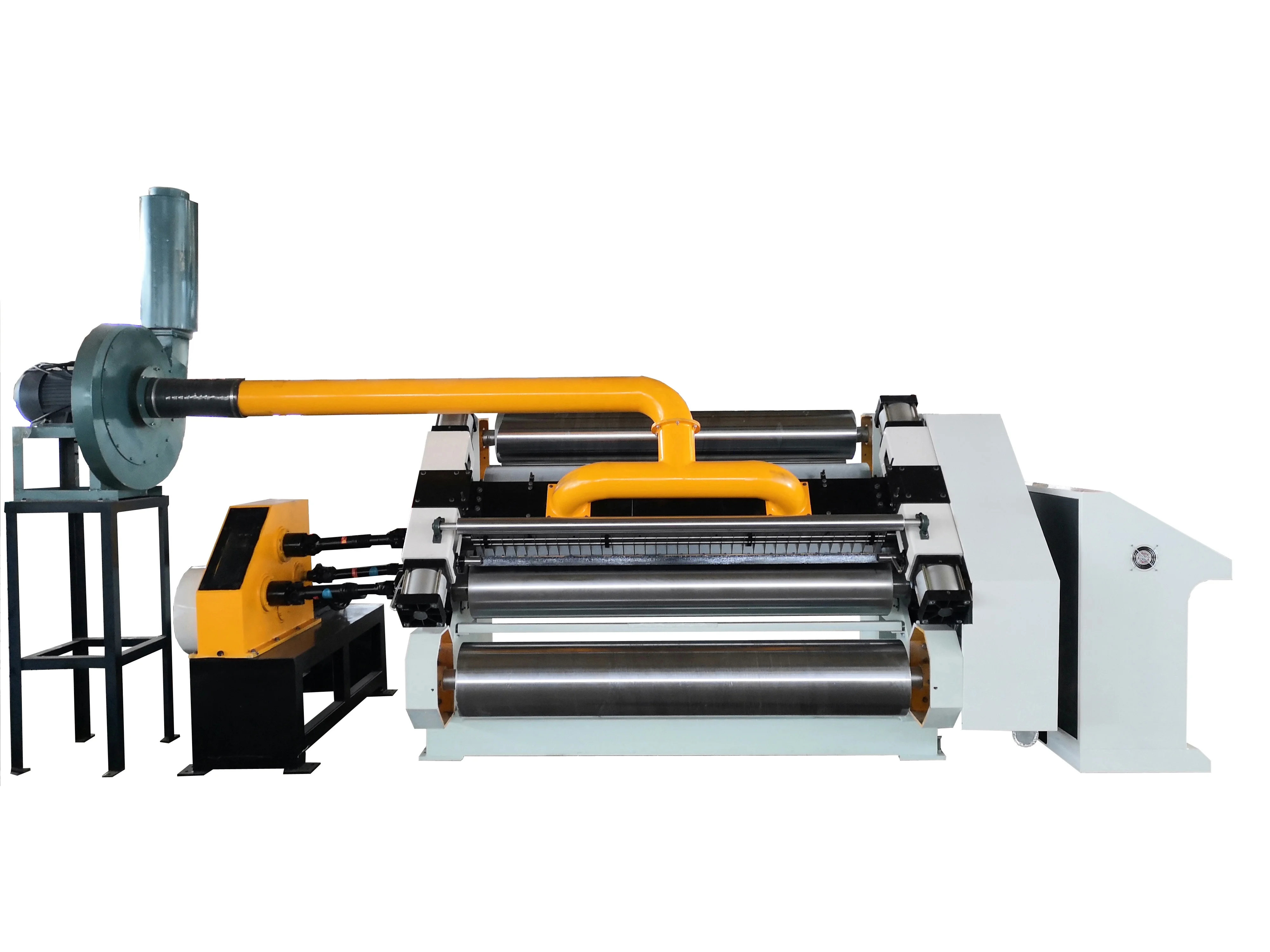 Factory price fingerless Vacuum adsorption single facer corrugated machine / single facer for sale