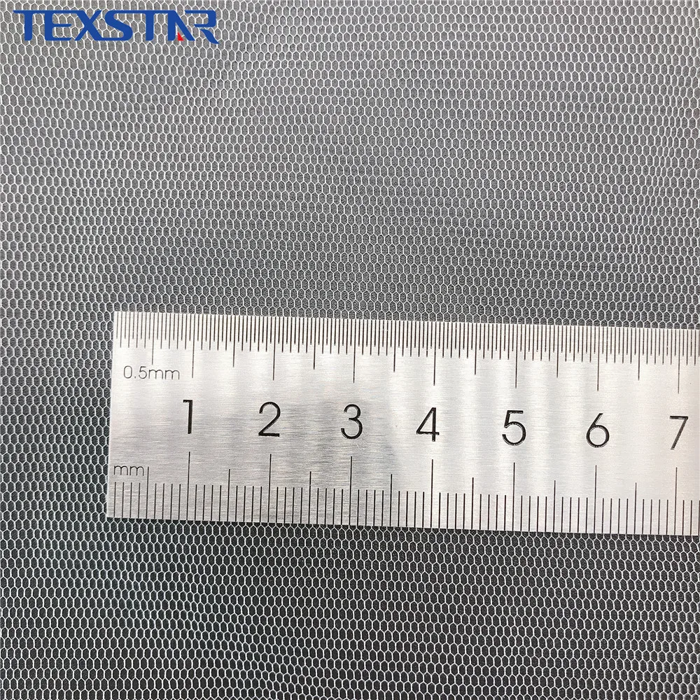 Тонкая Шестигранная сотовая жесткая Тюлевая сетчатая ткань из полиэстера
