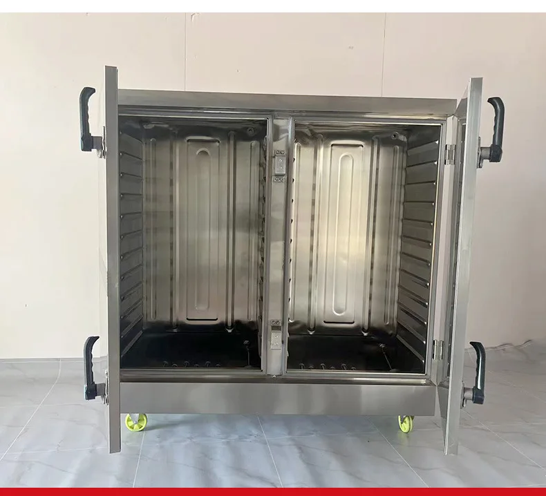 Commercial Rice Steaming Cabinet Fully Automatic Rice Steaming Machine Gas Steamer for Restaruant/Hotel