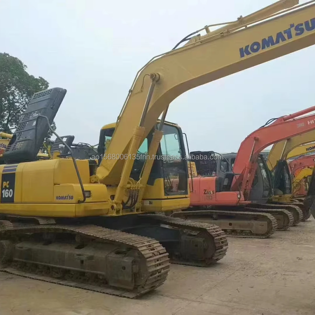 good condition made in 2021 komatsu pc160 excavator 16 ton used komatsu excavator digger for sale