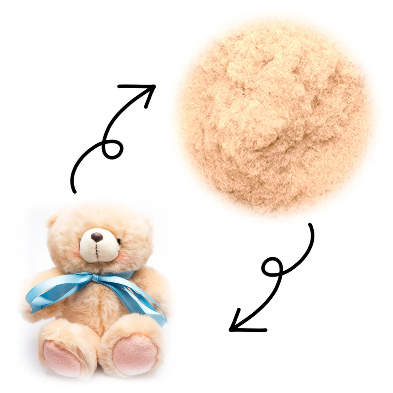 
The fine quality velvet powder 100% polyester fabric flock powder 