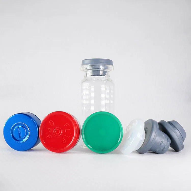 High Quality 13mm 20mm 32mm Silver Golden Customized Color Tear Off Cap Aluminium Foil Cap For Injection Molded Seal Glass Vial