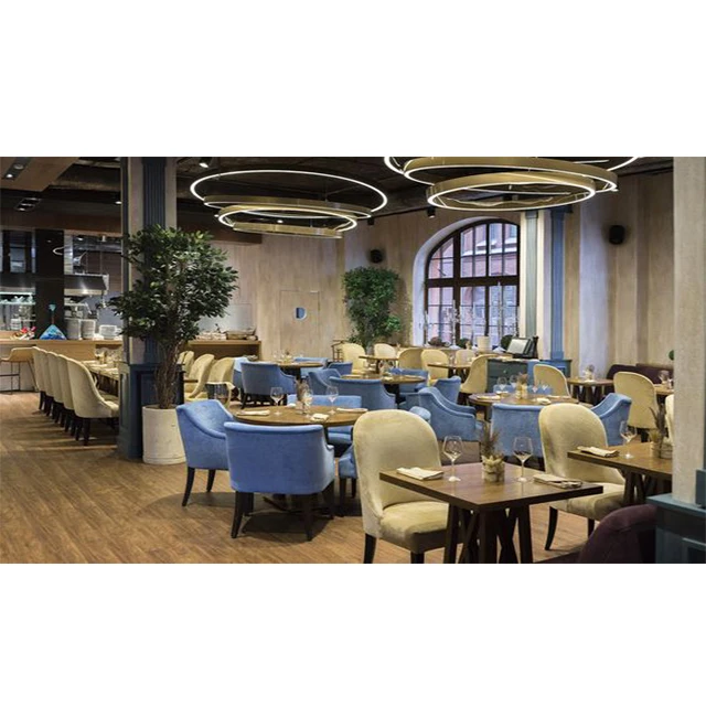 RF-82 Korean Luxury Wooden Hotel Fine Dining Restaurant Furniture